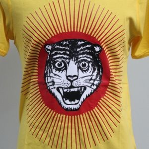 GUCCI HOLLYWOOD TIGER YELLOW LARGE CASUAL TSHIRT